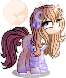 Size: 809x954 | Tagged: safe, artist:star-gaze-pony, oc, oc only, oc:luna, pony, unicorn, female, mare, simple background, solo, transparent background