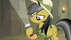 Size: 1920x1080 | Tagged: safe, screencap, daring do, pony, daring doubt, g4, female, flashlight (object), solo