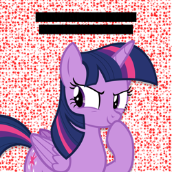 Size: 3500x3500 | Tagged: safe, derpibooru exclusive, twilight sparkle, alicorn, pony, g4, female, high res, op is a duck, op is trying to start shit, solo, text, twilight sparkle (alicorn)