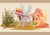 Size: 4093x2894 | Tagged: safe, artist:shore2020, fluttershy, rainbow dash, pegasus, pony, g4, chest fluff, duo, duo female, female, floppy ears, high res, looking at something, mare, mouth hold, nettle, outdoors, plant, sitting, spread wings, standing, stick, stinging nettle, sweat, sweatdrop, this will end in pain, this will not end well, twig, wings, worried