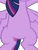 Size: 3128x4069 | Tagged: safe, artist:tardifice, edit, vector edit, twilight sparkle, alicorn, pony, g4, the saddle row review, belly, bipedal, cropped, female, high res, pictures of bellies, simple background, solo, transparent background, twilight sparkle (alicorn), vector, wings