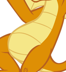 Size: 2124x2304 | Tagged: safe, artist:memnoch, edit, vector edit, smolder, pony, g4, molt down, belly, cropped, female, high res, pictures of bellies, simple background, solo, transparent background, vector