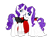 Size: 900x688 | Tagged: source needed, safe, artist:jaquelindreamz, rarity, pony, unicorn, g4, clothes, costume, elusive, female, gaston leruox, male, mare, phantom of the opera, rule 63, self ponidox, selfcest, ship:rarilusive, shipping, simple background, stallion, straight, transparent background