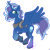 Size: 5000x5000 | Tagged: safe, artist:chelseawest, oc, oc only, oc:moonstone, alicorn, pony, absurd resolution, male, parent:princess luna, petalverse, previous generation, simple background, solo, stallion, transparent background