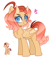 Size: 1280x1415 | Tagged: safe, artist:tired-horse-studios, oc, oc only, bat pony, pony, female, horns, mare, simple background, solo, transparent background