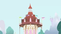 Size: 1280x720 | Tagged: safe, screencap, friendship is magic, g4, season 1, background, no pony, ponyville, ponyville town hall, scenic ponyville