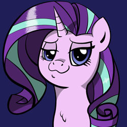 Size: 6000x6000 | Tagged: safe, artist:naen, rarity, starlight glimmer, pony, unicorn, g4, :3, alternate hairstyle, female, palette swap, recolor, smug, smuglight glimmer, solo