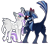 Size: 1500x1327 | Tagged: safe, artist:nobleclay, oc, oc only, oc:alto, oc:north star, pony, unicorn, curved horn, feathered fetlocks, horn, magical lesbian spawn, male, offspring, parent:fluttershy, parent:rarity, parent:tempest shadow, parent:twilight sparkle, parents:flarity, parents:tempestlight, simple background, stallion, tail feathers, transparent background