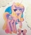 Size: 720x819 | Tagged: safe, artist:dollbunnie, princess cadance, alicorn, pony, g4, accessory, crown, eyebrows, eyelashes, female, instagram, jewelry, regalia, solo