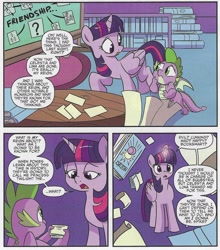 Size: 1748x1983 | Tagged: safe, artist:nanook123, idw, spike, twilight sparkle, alicorn, dragon, pony, g4, spoiler:comic, free comic book day, twilight sparkle (alicorn), winged spike, wings