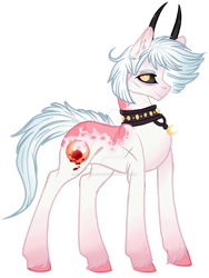 Size: 1280x1706 | Tagged: safe, artist:nightingalewolfie, oc, oc only, oc:crimson crescent, earth pony, pony, male, simple background, solo, stallion, transparent background