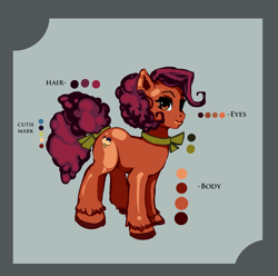 Size: 2344x2324 | Tagged: safe, artist:jorachan, oc, oc only, oc:plummy muffin, earth pony, pony, high res, reference sheet, solo