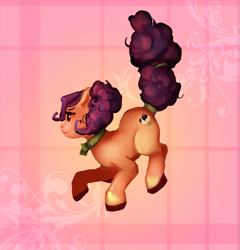 Size: 863x900 | Tagged: safe, artist:jorachan, oc, oc only, oc:plummy muffin, earth pony, pony, solo