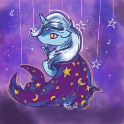 Size: 3000x3000 | Tagged: safe, artist:jpon-e, trixie, pony, unicorn, g4, colored pupils, female, high res, solo, stars