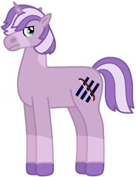 Size: 1130x1475 | Tagged: safe, artist:kindheart525, oc, oc only, oc:licorice lace, pony, unicorn, auraverse, magical lesbian spawn, offspring, parent:night glider, parent:sugar belle, parents:sugarglider, solo