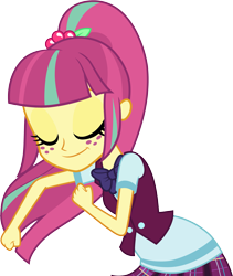 Size: 3357x3976 | Tagged: safe, artist:famousmari5, edit, editor:slayerbvc, vector edit, sour sweet, acadeca, equestria girls, g4, my little pony equestria girls: friendship games, bowtie, bump, butt bump, butt smash, clothes, crystal prep academy, crystal prep academy uniform, crystal prep shadowbolts, cute, eyes closed, female, freckles, high res, no makeup edit, pleated skirt, school uniform, simple background, skirt, solo, sourbetes, transparent background, vector