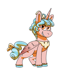 Size: 2000x2000 | Tagged: safe, alternate version, artist:kazzmcsass, cozy glow, alicorn, pony, g4, alicornified, commission, cozycorn, high res, race swap