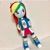 Size: 720x722 | Tagged: safe, artist:codomodus__sylvain, artist:kne, rainbow dash, equestria girls, g4, child artwork, clay, doll, figure, irl, photo, pony ears, solo, toy