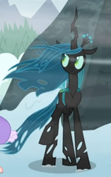 Size: 384x610 | Tagged: safe, screencap, queen chrysalis, pony, frenemies (episode), g4, cropped, female, solo