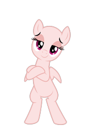 Size: 1600x2231 | Tagged: safe, artist:byteslice, rainbow dash, pegasus, pony, g4, .svg available, bald, bipedal, crossed arms, faic, featherless, female, furless, head tilt, lidded eyes, looking at you, shaved, shaved mane, simple background, smiling, smug, smugdash, solo, svg, transparent background, vector