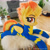 Size: 3024x3024 | Tagged: safe, artist:epicrainbowcrafts, spitfire, pegasus, pony, g4, clothes, high res, irl, life size, lying down, photo, plushie, prone, skintight clothes, solo, uniform, wonderbolts uniform