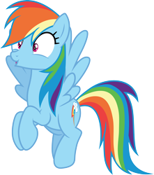 Size: 3000x3388 | Tagged: safe, artist:cloudy glow, rainbow dash, pony, g4, school daze, .ai available, female, high res, simple background, solo, transparent background, vector