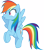 Size: 3000x3388 | Tagged: safe, artist:cloudy glow, rainbow dash, pony, g4, my little pony: friendship is magic, school daze, .ai available, female, high res, simple background, solo, transparent background, vector