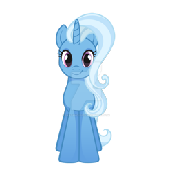 Size: 900x900 | Tagged: safe, artist:santamouse23, trixie, pony, g4, deviantart watermark, female, obtrusive watermark, simple background, solo, transparent background, vector, watermark