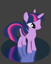 Size: 604x756 | Tagged: safe, artist:iknowpony, twilight sparkle, alicorn, pony, g4, 3d, animated, blender, blender eevee, butt, female, gif, mare, plot, rotating, simple background, solo, twilight sparkle (alicorn)