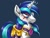 Size: 640x480 | Tagged: safe, artist:zebra10045, shining armor, pony, unicorn, g4, armor, armored pony, blood, epic, eye scar, magic, scar