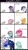 Size: 656x1189 | Tagged: safe, artist:ichibangravity, editor:hjqbrony, applejack, fluttershy, lyra heartstrings, pinkie pie, princess luna, rainbow dash, rarity, twilight sparkle, alicorn, earth pony, pony, unicorn, g4, chinese, eating, female, food, hand, horses doing horse things, mare, sugar (food), sugarcube, that pony sure does love hands, traditional royal canterlot voice, translation