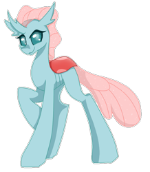 Size: 661x757 | Tagged: safe, artist:spaazledazzle, ocellus, changedling, changeling, g4, cute, diaocelles, female, simple background, smiling, solo, transparent background