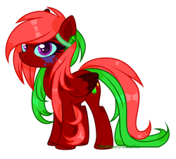 Size: 1920x1734 | Tagged: safe, artist:redheartponiesfan, oc, oc only, oc:jokey, pegasus, pony, female, mare, pegasus oc, simple background, solo, transparent background, two toned wings, wings