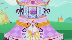 Size: 1280x720 | Tagged: safe, screencap, g4, sisterhooves social, background, carousel boutique, no pony, ponyville, scenic ponyville
