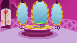 Size: 1280x720 | Tagged: safe, screencap, g4, season 2, sisterhooves social, background, carousel boutique, liminal space, no pony, scenic ponyville