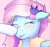 Size: 3128x2914 | Tagged: safe, artist:legionsunite, kerfuffle, rarity, pegasus, pony, g4, my little pony: rainbow roadtrip, blushing, boop, clothes, cute, ear fluff, female, fufflebetes, high res, mare, offscreen character, simple background, solo