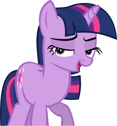 Size: 1867x2016 | Tagged: safe, artist:nero-narmeril, twilight sparkle, pony, g4, games ponies play, female, lidded eyes, solo, vector
