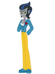Size: 1200x1600 | Tagged: safe, artist:ferrokiva, king sombra, equestria girls, g4, equestria girls-ified, good king sombra, hand in pocket, hand on chest, male, simple background, solo, transparent background