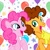 Size: 997x997 | Tagged: safe, artist:softyshy, cheese sandwich, pinkie pie, g4, female, icon, male, ship:cheesepie, shipping, straight