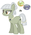 Size: 1360x1550 | Tagged: safe, artist:cherrycandi, granny smith, limestone pie, oc, oc only, earth pony, pony, g4, accessory, base used, female, fusion, hair accessory, hair bun, jewelry, rock, solo, tail accessory, unamused