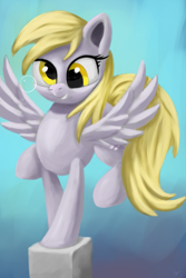 Size: 2003x3000 | Tagged: safe, artist:flusanix, derpy hooves, pony, g4, bubble, female, high res, mare, solo