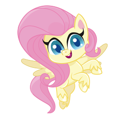 Size: 2363x2363 | Tagged: safe, fluttershy, pegasus, pony, g4.5, my little pony: pony life, official, female, flying, high res, simple background, solo, transparent background, unshorn fetlocks, vector