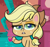 Size: 1060x1000 | Tagged: safe, screencap, applejack, earth pony, pony, bighoof walking, g4, g4.5, my little pony: pony life, cropped, cup, female, food, lidded eyes, mare, solo, tea, teacup