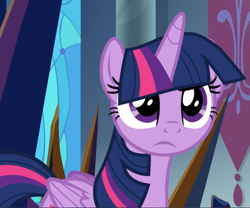 Size: 1129x939 | Tagged: safe, screencap, twilight sparkle, alicorn, pony, g4, season 9, the beginning of the end, cropped, determined, female, folded wings, solo, twilight sparkle (alicorn), wings