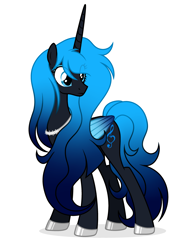Size: 2829x3852 | Tagged: safe, artist:rioshi, artist:starshade, oc, oc only, oc:harmonic melodia, alicorn, pony, base used, commission, cute, female, high res, mare, simple background, slender, solo, tall, thin, white background