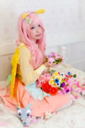 Size: 533x800 | Tagged: safe, artist:don_ttir, photographer:photomasasa, fluttershy, human, g4, clothes, cosplay, costume, irl, irl human, photo, solo