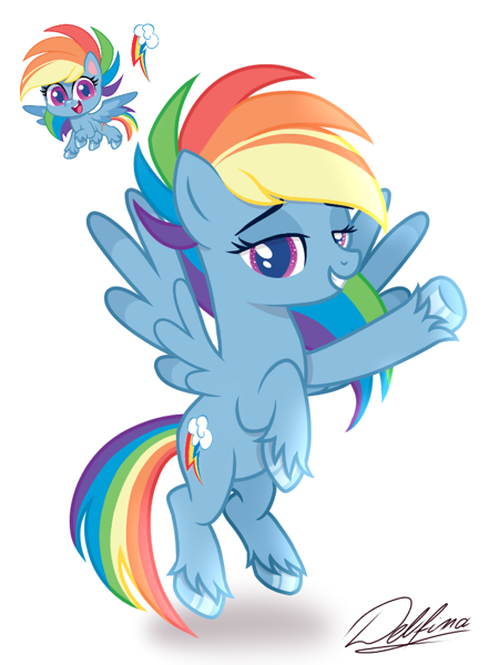 G4 My Little Pony Reference - Rainbow Dash (Friendship is Magic)