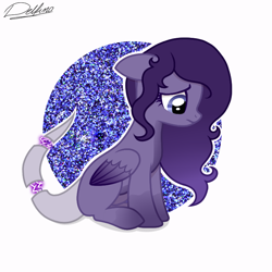 Size: 768x768 | Tagged: safe, artist:delfinaluther, oc, oc only, pegasus, pony, base used, cute, sad, simple background, solo, white background