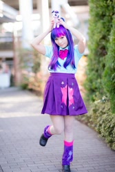 Size: 400x600 | Tagged: safe, artist:saorich, twilight sparkle, human, g4, clothes, cosplay, costume, irl, irl human, japan, photo, toy
