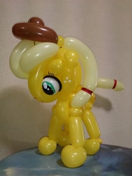 Size: 2940x3920 | Tagged: safe, artist:changdie, applejack, g4, balloon, balloon art, high res